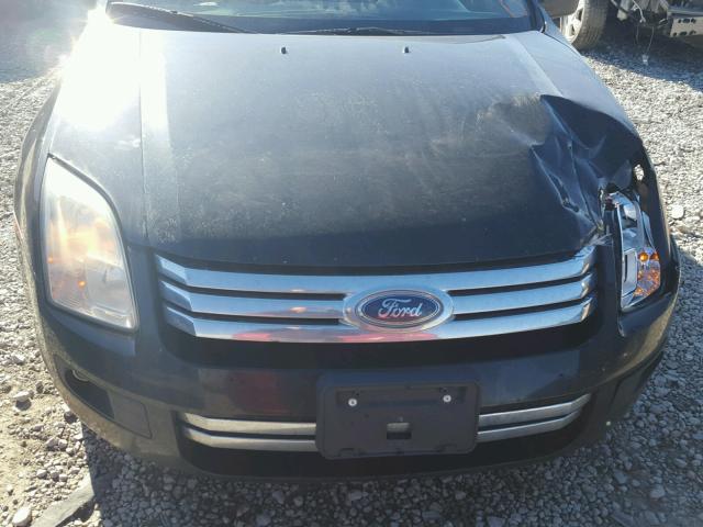 3FAHP07108R166212 - 2008 FORD FUSION SE BLACK photo 7