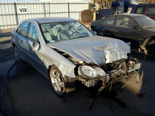 WDBRF76J65F662375 - 2005 MERCEDES-BENZ C 55 AMG SILVER photo 1