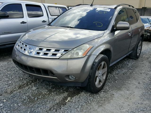 JN8AZ08T74W210109 - 2004 NISSAN MURANO SL BEIGE photo 2