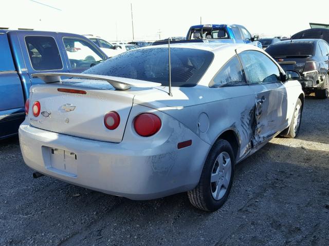 1G1AK15F867678621 - 2006 CHEVROLET COBALT LS SILVER photo 4