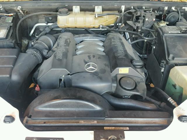 4JGAB54E53A387480 - 2003 MERCEDES-BENZ ML 320 WHITE photo 7