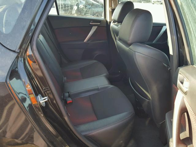 JM1BL1L42C1528870 - 2012 MAZDA SPEED 3 BLACK photo 6
