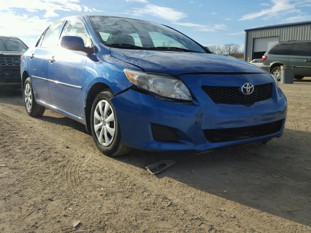 1NXBU4EE7AZ313867 - 2010 TOYOTA COROLLA BA BLUE photo 1