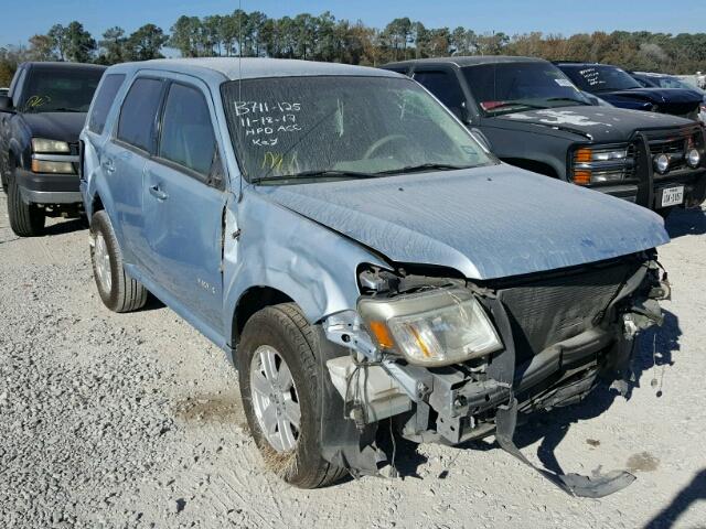 4M2CU81138KJ01972 - 2008 MERCURY MARINER BLUE photo 1