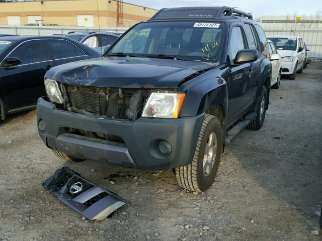 5N1AN08W37C537898 - 2007 NISSAN XTERRA OFF BLACK photo 2