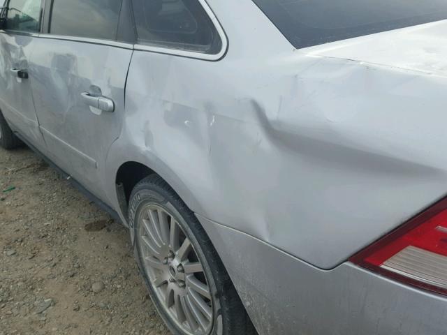 1MEFM42165G618870 - 2005 MERCURY MONTEGO PR 银色 照片 9