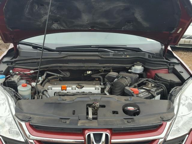 5J6RE4H53BL086772 - 2011 HONDA CR-V EX RED photo 7