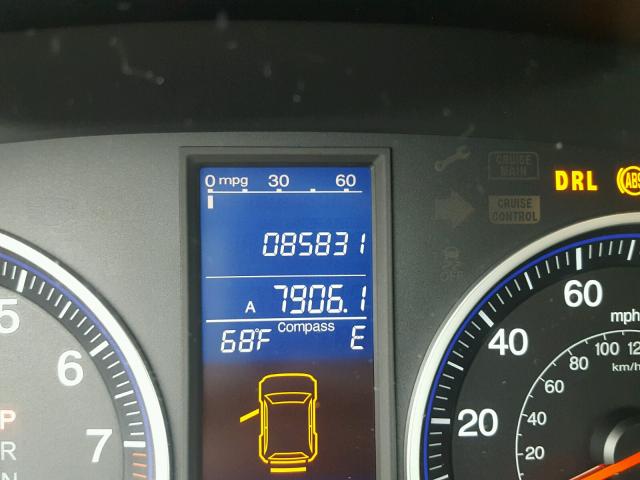 5J6RE4H53BL086772 - 2011 HONDA CR-V EX RED photo 8