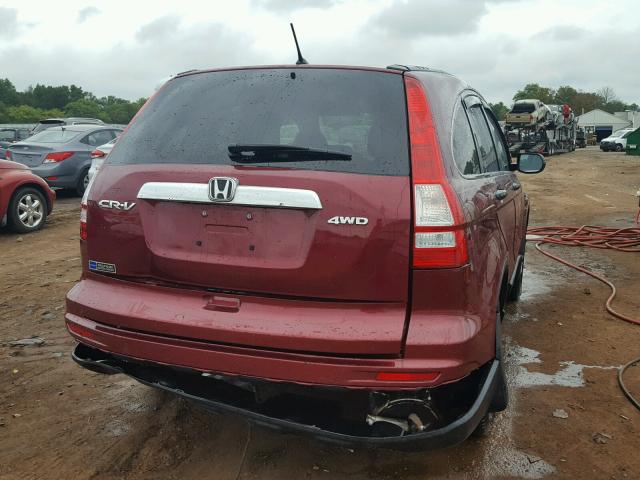 5J6RE4H53BL086772 - 2011 HONDA CR-V EX RED photo 9