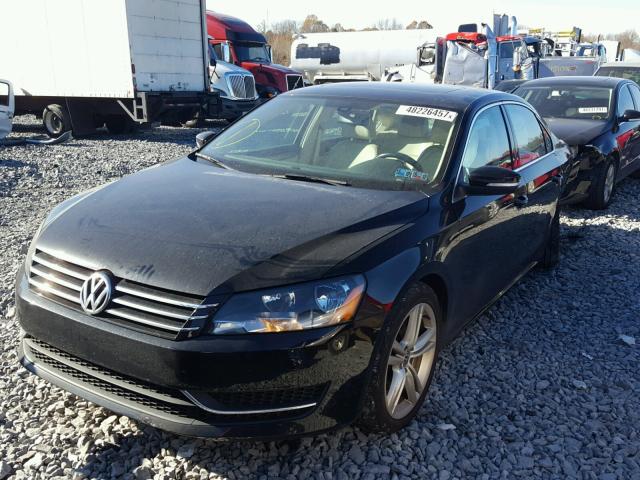 1VWBT7A30EC063006 - 2014 VOLKSWAGEN PASSAT SE BLACK photo 2