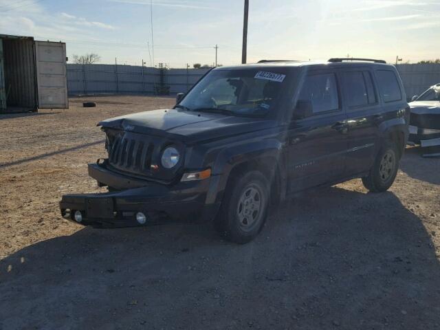 1C4NJPBA7ED812316 - 2014 JEEP PATRIOT SP BLUE photo 2