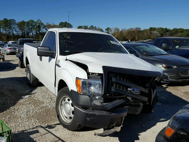 1FTMF1CM0DKE46373 - 2013 FORD F150 WHITE photo 1