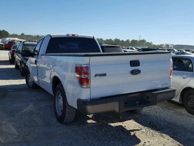 1FTMF1CM0DKE46373 - 2013 FORD F150 WHITE photo 3