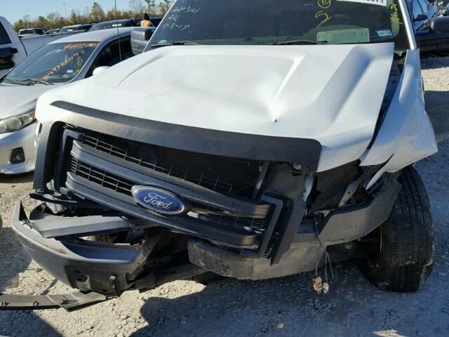 1FTMF1CM0DKE46373 - 2013 FORD F150 WHITE photo 7