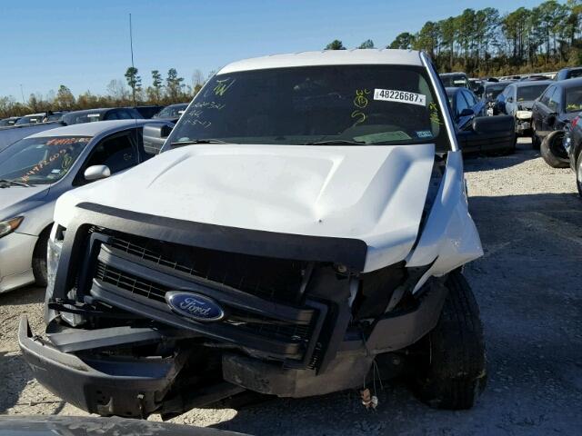 1FTMF1CM0DKE46373 - 2013 FORD F150 WHITE photo 9