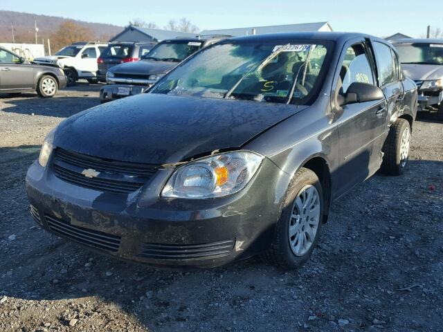 1G1AB5F52A7227058 - 2010 CHEVROLET COBALT LS BLACK photo 2