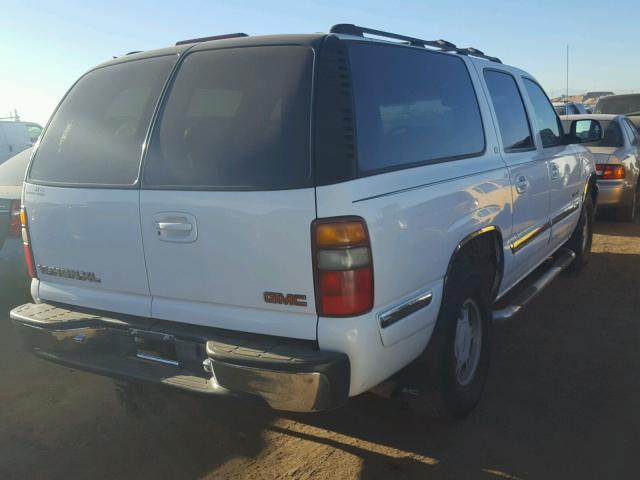 3GKFK16T91G251337 - 2001 GMC YUKON XL K WHITE photo 4