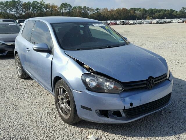 WVWBA7AJ2AW133007 - 2010 VOLKSWAGEN GOLF BLUE photo 1