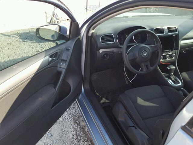 WVWBA7AJ2AW133007 - 2010 VOLKSWAGEN GOLF BLUE photo 9
