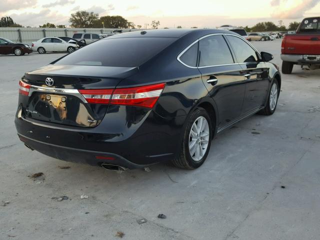 4T1BK1EB1FU188835 - 2015 TOYOTA AVALON XLE 黑色 照片 4