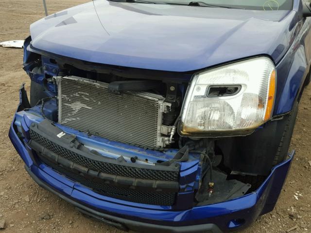 2CNDL63F756003693 - 2005 CHEVROLET EQUINOX LT BLUE photo 10