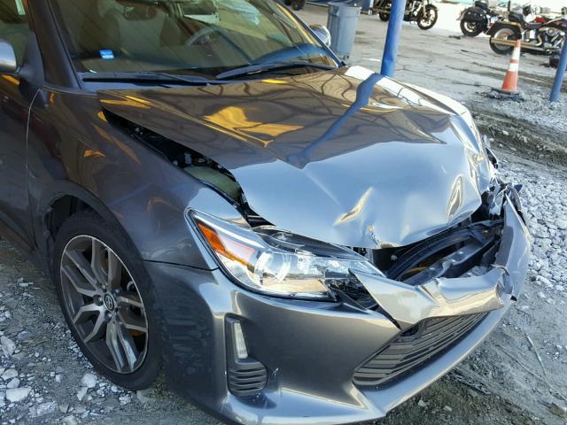 JTKJF5C7XF3093490 - 2015 TOYOTA SCION TC 灰色 照片 9