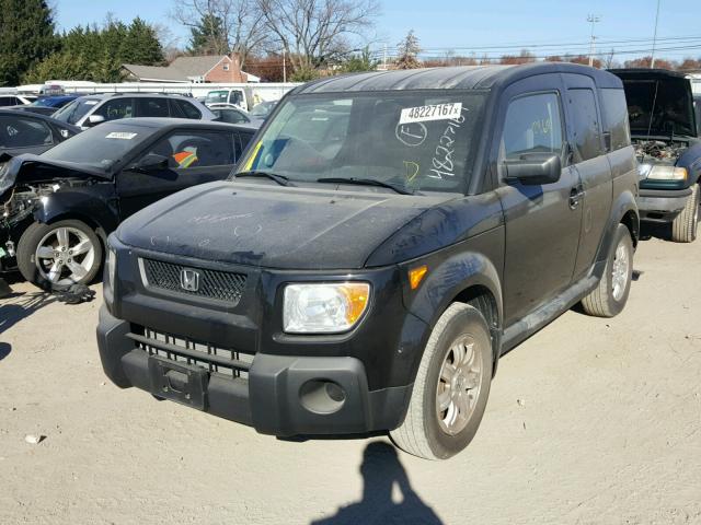 5J6YH28726L002097 - 2006 HONDA ELEMENT EX BLACK photo 2