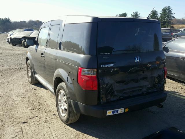 5J6YH28726L002097 - 2006 HONDA ELEMENT EX BLACK photo 3