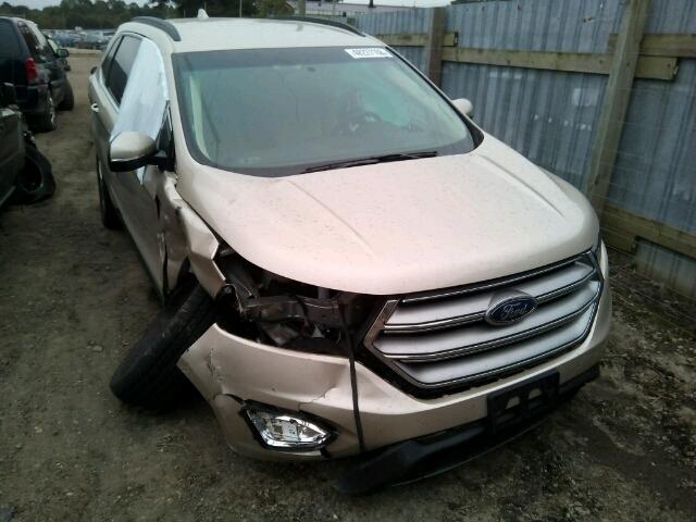 2FMPK3J94JBB85107 - 2018 FORD EDGE SEL GOLD photo 9