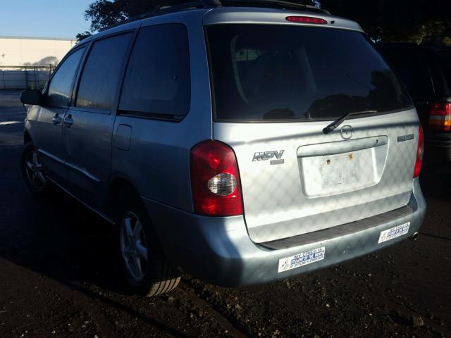 JM3LW28A630340009 - 2003 MAZDA MPV WAGON BLUE photo 3