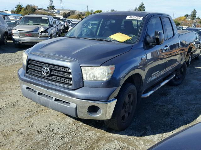 5TBRV54147S471836 - 2007 TOYOTA TUNDRA DOU GRAY photo 2