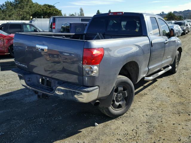 5TBRV54147S471836 - 2007 TOYOTA TUNDRA DOU GRAY photo 4