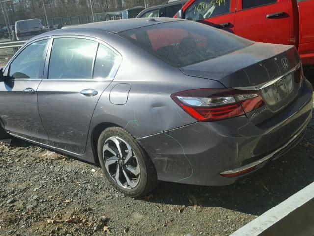 1HGCR2F8XGA231134 - 2016 HONDA ACCORD EXL CHARCOAL photo 3