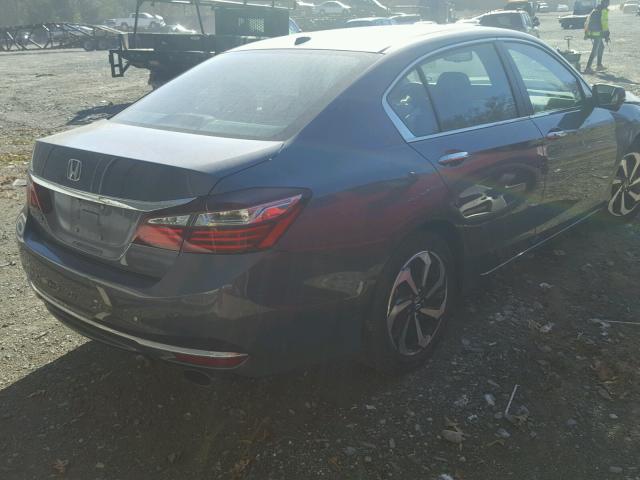 1HGCR2F8XGA231134 - 2016 HONDA ACCORD EXL CHARCOAL photo 4