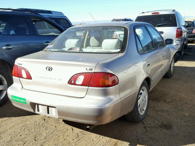 1NXBR18E6WZ125781 - 1998 TOYOTA COROLLA VE TAN photo 4