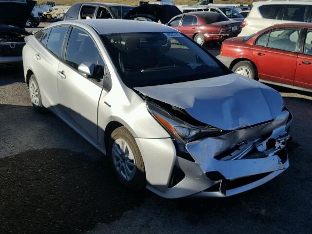 JTDKBRFU0G3006150 - 2016 TOYOTA PRIUS SILVER photo 1