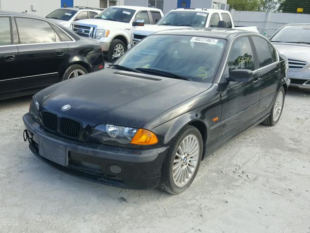 WBAAV53451FJ63496 - 2001 BMW 330 I BLACK photo 2