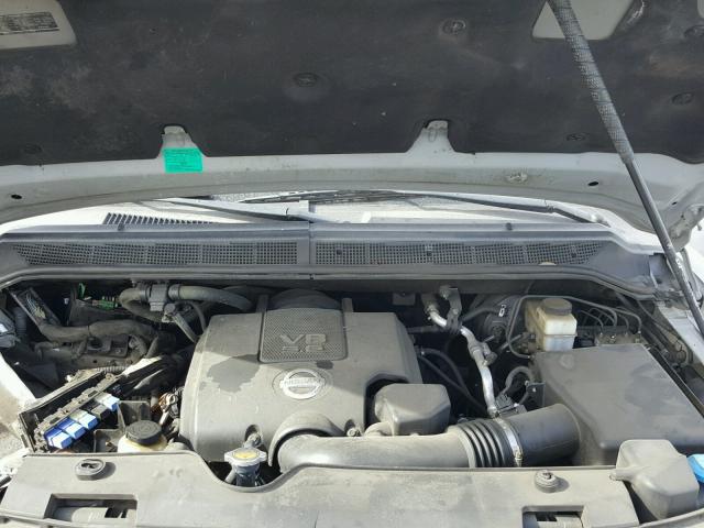 1N6AA0EJ6AN305071 - 2010 NISSAN TITAN XE SILVER photo 7