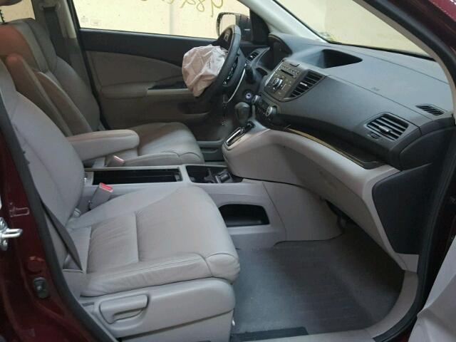 5J6RM4H79CL018448 - 2012 HONDA CR-V EXL 栗色 照片 5