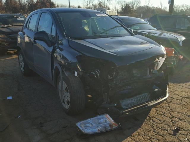 KL7CJKSB7FB251497 - 2015 CHEVROLET TRAX LS GRAY photo 1