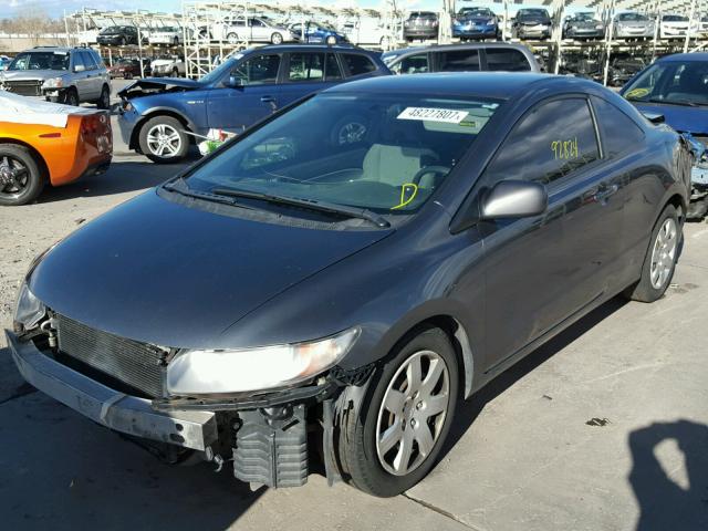 2HGFG1B66AH526533 - 2010 HONDA CIVIC LX CHARCOAL photo 2