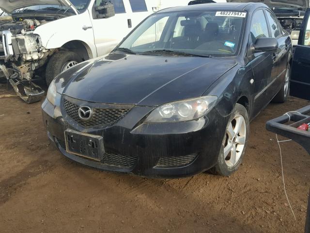 JM1BK12F851284263 - 2005 MAZDA 3 I BLACK photo 2