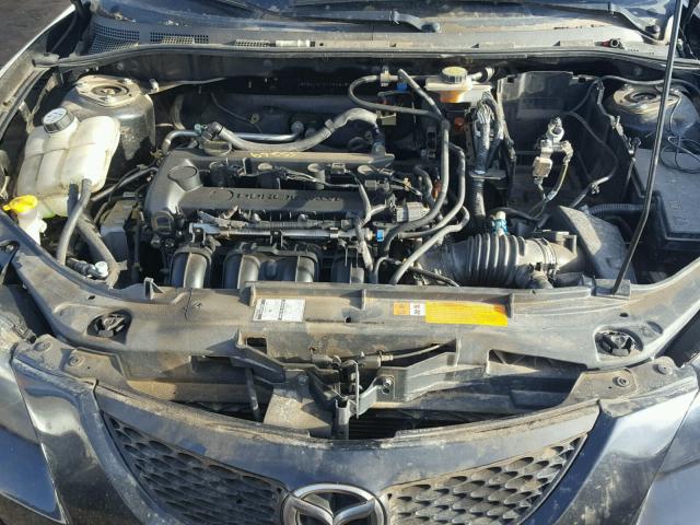 JM1BK12F851284263 - 2005 MAZDA 3 I BLACK photo 7