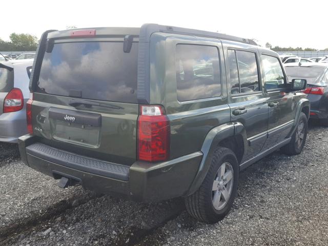 1J8HG48KX8C188508 - 2008 JEEP COMMANDER GREEN photo 4