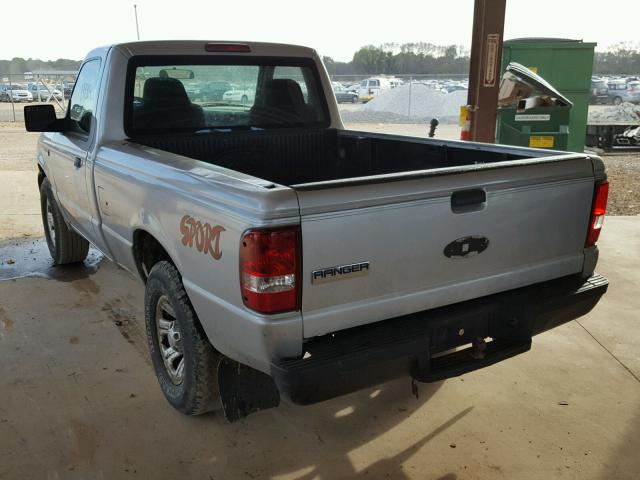 1FTYR10D48PA86966 - 2008 FORD RANGER SILVER photo 3