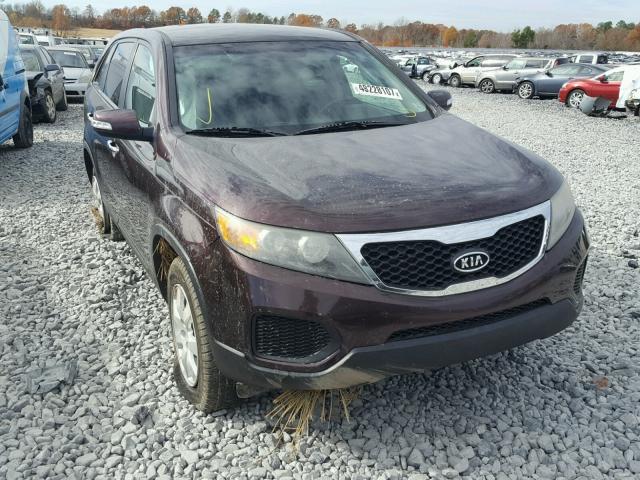 5XYKT3A13CG203312 - 2012 KIA SORENTO BA BURGUNDY photo 1