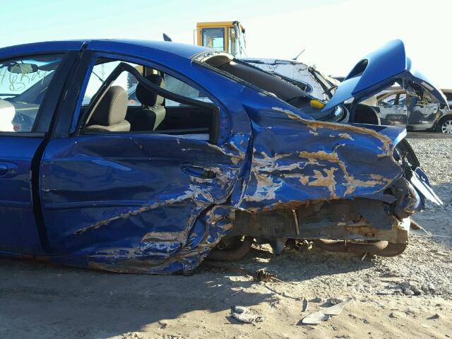 1B3ES56C95D255018 - 2005 DODGE NEON SXT BLUE photo 9