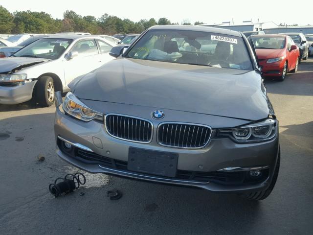 WBA8B7C55GK368537 - 2016 BMW 340 XI GRAY photo 2