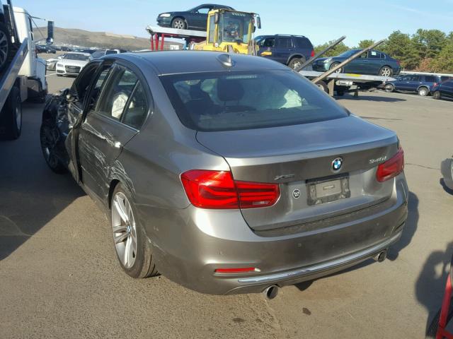 WBA8B7C55GK368537 - 2016 BMW 340 XI GRAY photo 3