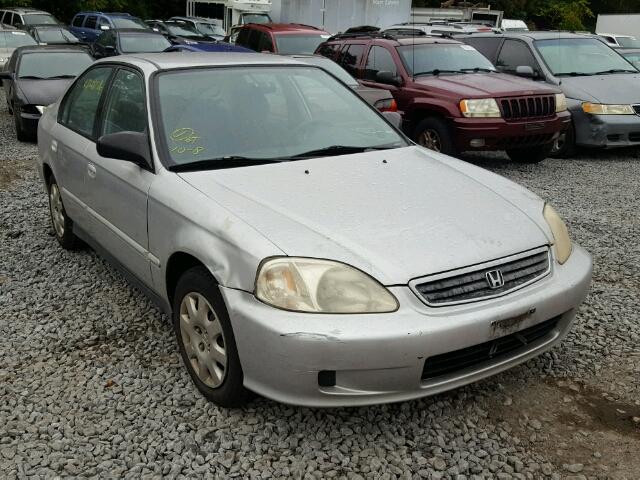 2HGEJ6618XH514353 - 1999 HONDA CIVIC BASE GRAY photo 1